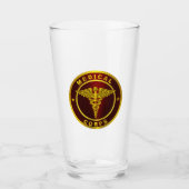 Geneeskundige Troepen Glas (Voorkant)