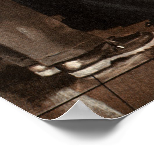 geneesmiddel, arts met patiënte poster (Hoek)