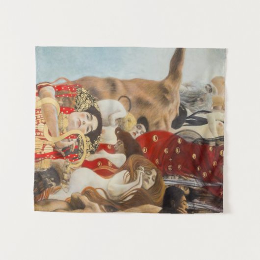 Geneesmiddel door Gustav Klimt Wandkleed (Voorkant (horizontaal))