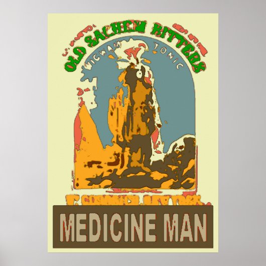 Geneesmiddel Man Tonic Poster (Voorkant)