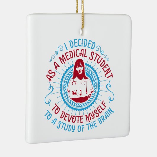 Geneesmiddel - Medische Studies Brain Keramisch Ornament (Rechts)