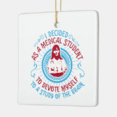 Geneesmiddel - Medische Studies Brain Keramisch Ornament (Links)