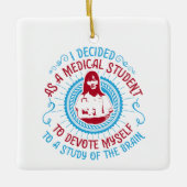 Geneesmiddel - Medische Studies Brain Keramisch Ornament (Voorkant)