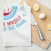 Geneesmiddel - Medische Studies Brain Theedoek (Quarter Fold)