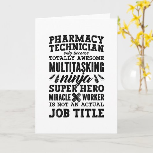 Geneesmiddel op medisch gebied kaart (Gele Bloem)