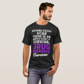 Geneesmiddel Overdosering Bewustzijnheid Aankomst T-shirt (Voorkant volledig)