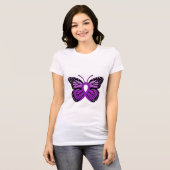Geneesmiddel overdosering met butterfly Awareness T-shirt (Voorkant volledig)