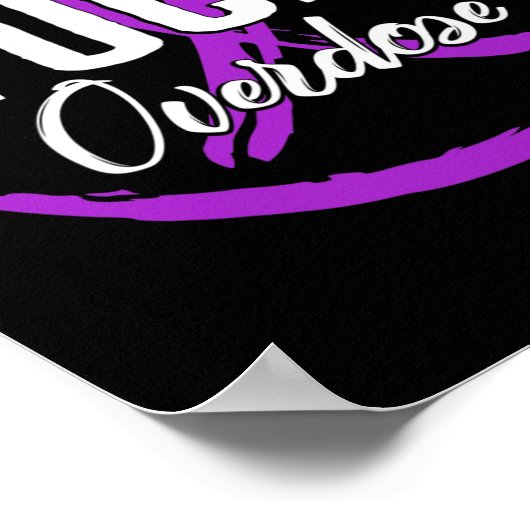 Geneesmiddel overdosering Voorlichting augustus Ov Poster (Hoek)