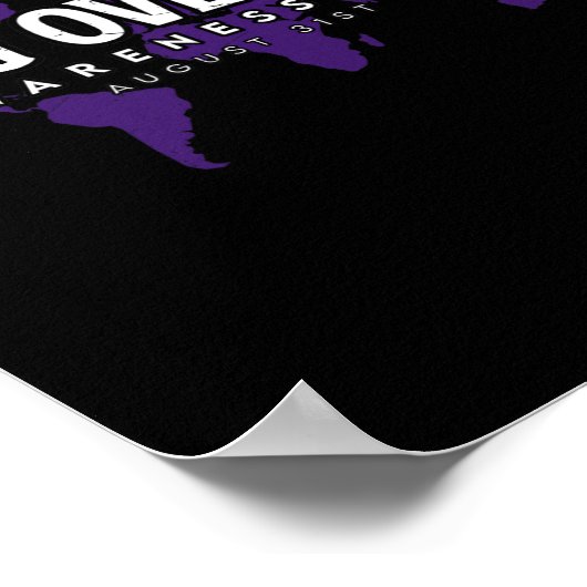 Geneesmiddel Overdosis Awareness Day Augustus 31 P Poster (Hoek)