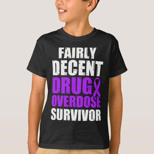 Geneesmiddel Overdosis Bewustzijn Overlevende 1 T-shirt (Voorkant)