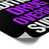 Geneesmiddel Overdosis Bewustzijn Overlevende stri Poster (Hoek)