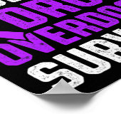 Geneesmiddel Overdosis Bewustzijn Overlevende stri Poster (Hoek)