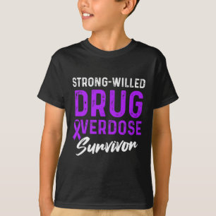 Geneesmiddel Overdosis Bewustzijn Overlevende stri T-shirt