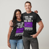 Geneesmiddel Overdosis Bewustzijn Overlevende stri T-shirt (Unisex)