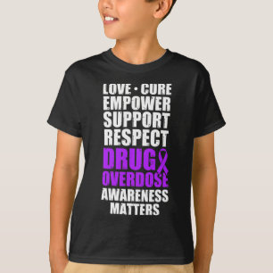 Geneesmiddel Overdosis Bewustzijn Overlevende stri T-shirt