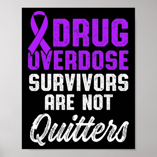Geneesmiddel Overdosis Bewustzijn Warrior Survivor Poster (Voorkant)