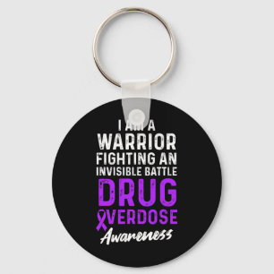 Geneesmiddel Overdosis Bewustzijn Warrior Survivor Sleutelhanger