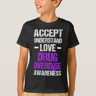 Geneesmiddel Overdosis Bewustzijn Warrior Survivor T-shirt