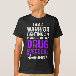 Geneesmiddel Overdosis Bewustzijn Warrior Survivor T-shirt