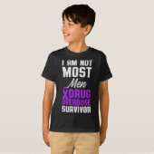 Geneesmiddel Overdosis Bewustzijn Warrior Survivor T-shirt (Voorkant volledig)