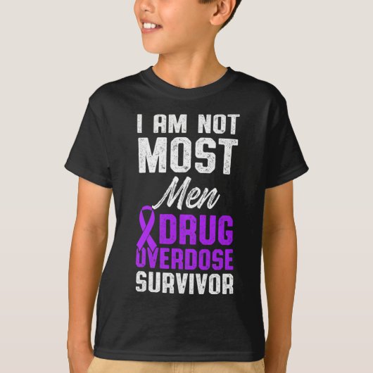 Geneesmiddel Overdosis Bewustzijn Warrior Survivor T-shirt (Voorkant)