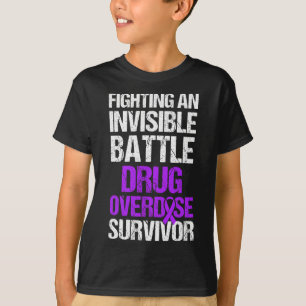 Geneesmiddel Overdosis Bewustzijn Warrior Survivor T-shirt