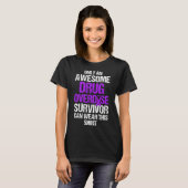 Geneesmiddel Overdosis Bewustzijn Warrior Survivor T-shirt (Voorkant volledig)