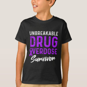 Geneesmiddel Overdosis Bewustzijn Warrior Survivor T-shirt