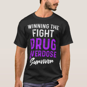 Geneesmiddel Overdosis Bewustzijn Warrior Survivor T-shirt