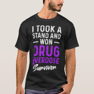 Geneesmiddel Overdosis Bewustzijn Warrior Survivor T-shirt