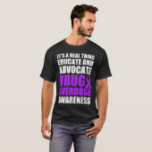 Geneesmiddel Overdosis Bewustzijn Warrior Survivor T-shirt (Voorkant volledig)