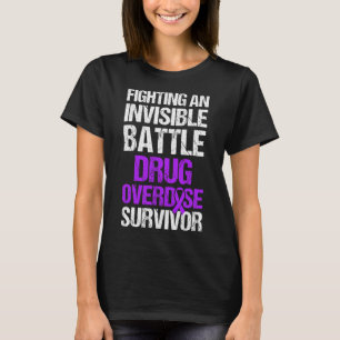 Geneesmiddel Overdosis Bewustzijn Warrior Survivor T-shirt