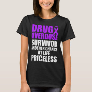 Geneesmiddel Overdosis Bewustzijn Warrior Survivor T-shirt