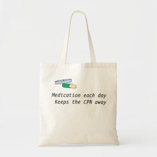 Geneesmiddel per dag (CPN) Tote Bag (Voorkant)