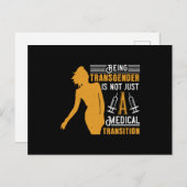 Geneesmiddel transgender Geen overgang Briefkaart (Voorkant / Achterkant)