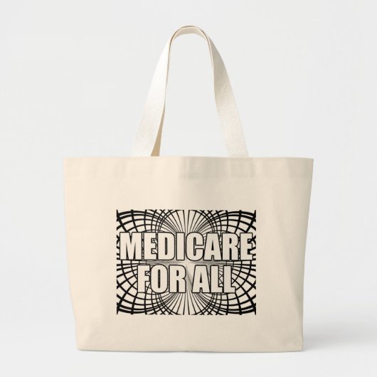 GENEESMIDDEL VOOR ALLE GROTE TOTE BAG (Voorkant)
