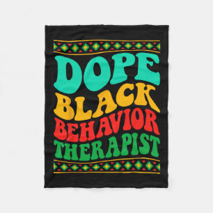 Geneesmiddel Zwarte Gedragstherapeut Black History Fleece Deken