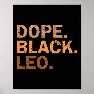 Geneesmiddel Zwarte Leeuw Melanine Afrikaanse Dier Poster