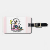 Geneesmiddelbijwerking Humor Bagagelabel (Voorkant horizontaal)