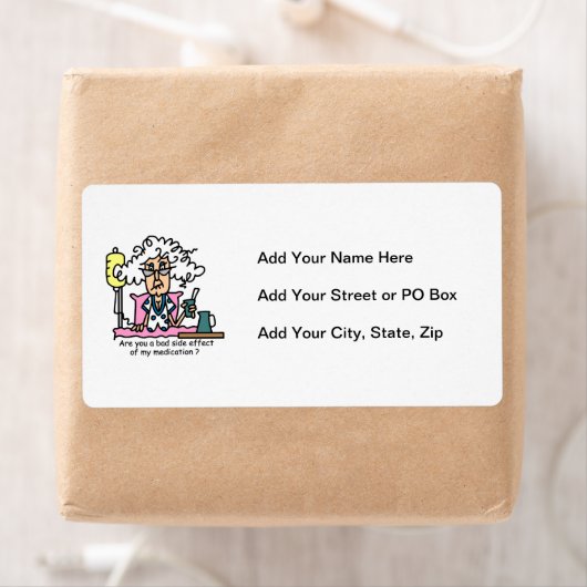 Geneesmiddelbijwerking Humor Etiket (Insitu)