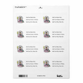 Geneesmiddelbijwerking Humor Etiket (Full Sheet)