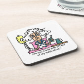 Geneesmiddelbijwerking Humor Onderzetter (Linkerzijde)