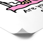 Geneesmiddelbijwerking Humor Poster (Hoek)