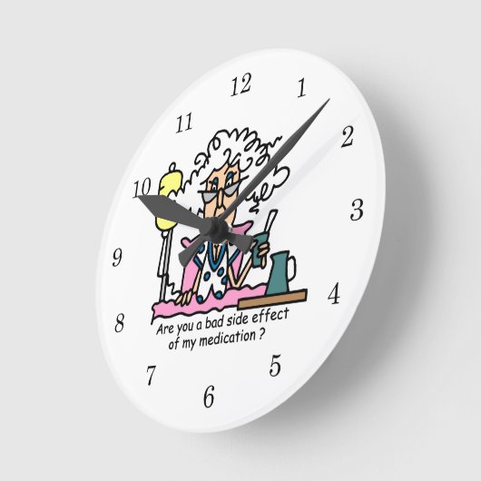 Geneesmiddelbijwerking Humor Ronde Klok (Hoek)