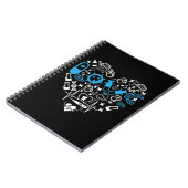 Geneesmiddelen - hart van medische apparatuur notitieboek (Linkerzijde)