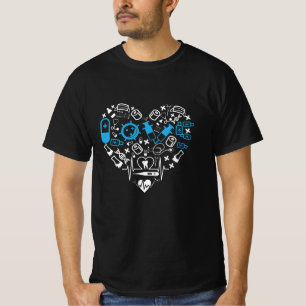 Geneesmiddelen - hart van medische apparatuur t-shirt