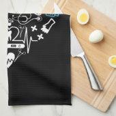 Geneesmiddelen - hart van medische apparatuur theedoek (Quarter Fold)