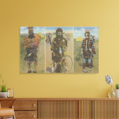 Geneesmiddelen Mannen: Little Ogalala, Spotted Eag Canvas Afdruk (Insitu (Woonkamer))