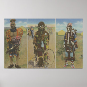 Geneesmiddelen Mannen: Little Ogalala, Spotted Eag Poster