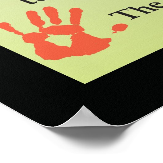 Geneesmiddelen of een bloedbad poster (Hoek)